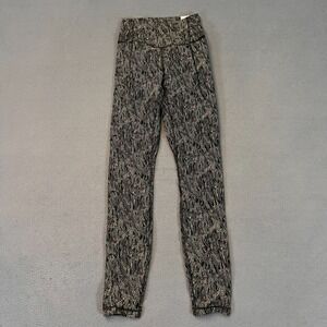 Calia Inspire High Rise 7/8 Size XS Leggings Women's Floral Print Green Yoga NWT